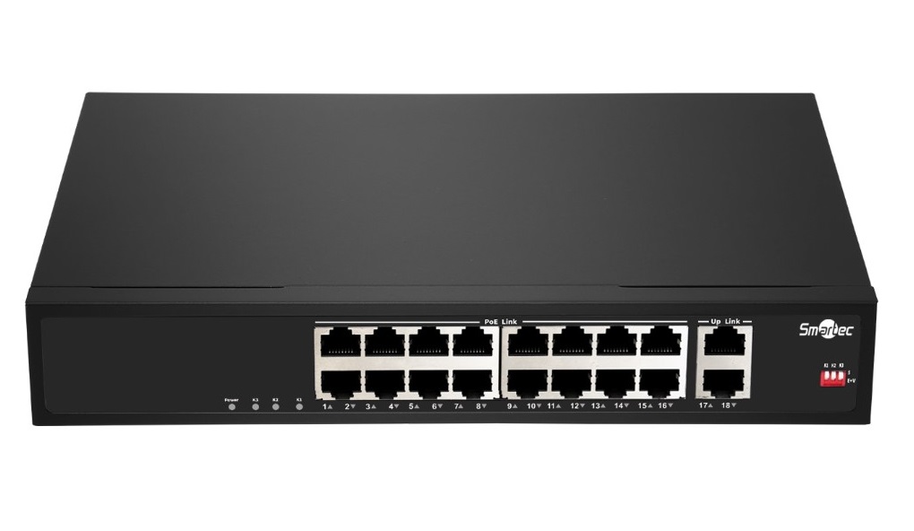 Новинка от Smartec: Неуправляемый коммутатор ST-NS316MB-GD Новинка от Smartec: Неуправляемый коммутатор ST-NS316MB-GD