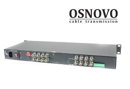 Передача сигналов от камер HDCVI/HDTVI/AHD/CVBS по оптическому кабелю на 20 км от OSNOVO 