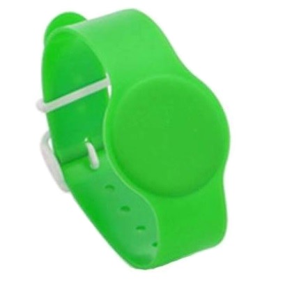 Браслет EM, IL-18EG, силиконовый с застёжкой (зелёный) Фото