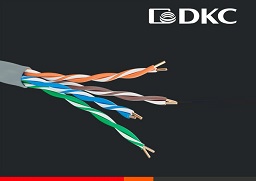 Медные кабели витая пара кат. 5е в бухтах по 100 метров от DKC