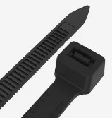 Хомут-стяжкa нейлоновая с тройным замком REXANT 300x3,6 мм, черная, упаковка 100 шт. Фото Хомут-стяжкa нейлоновая с тройным замком REXANT 300x3,6 мм, черная, упаковка 100 шт. Фото