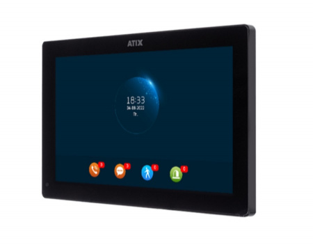 AT-I-M1011F/IW Black Цветной WIFI домофон FHD с IPS экраном Фото