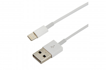 USB кабель для iPhone 5/6/7 моделей шнур спираль 1 м белый Фото USB кабель для iPhone 5/6/7 моделей шнур спираль 1 м белый Фото