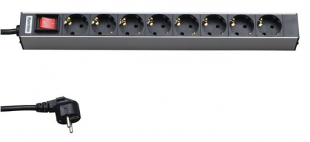 Hyperline SHT19-8SH-S-2.5EU Блок розеток для 19