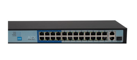AT-NS-24P2G-1GS-230 (F) 24 портовый РОЕ коммутатор с 2 Uplink и 1 SFP Фото