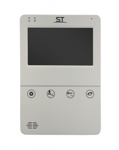 ST-M100/4 (S) БЕЛЫЙ, (версия 2) Монитор домофона цветной Фото ST-M100/4 (S) БЕЛЫЙ, (версия 2) Монитор домофона цветной Фото