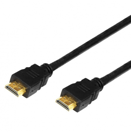 Шнур HDMI - HDMI с фильтрами, длина 1,5 метра (GOLD) (PVC пакет) REXANT Фото