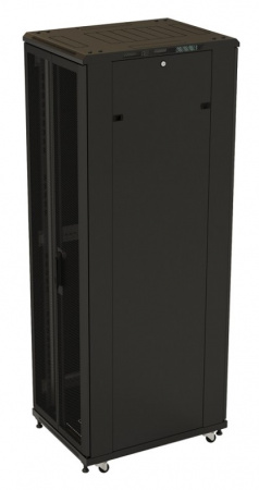 Hyperline TTB-4281-DD-RAL9004 Шкаф напольный 19-дюймовый, 42U, 2055x800х1000 мм (ВхШхГ) Фото