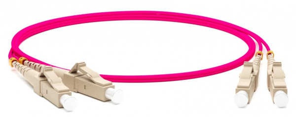 Hyperline FC-D2-504-LC/PR-LC/PR-H-10M-LSZH-MG Патч-корд волоконно-оптический (шнур) MM 50/125(OM4) Фото