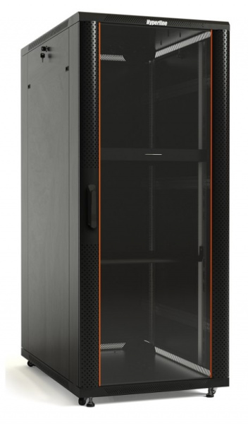 Hyperline TTB-4288-AS-RAL9004 Шкаф напольный 19-дюймовый, 42U, 2055x800х800 мм (ВхШхГ) Фото