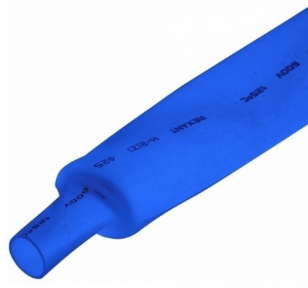 Трубка термоусаживаемая ТУТнг-LS (2:1)-25/12.5 синяя REXANT Фото
