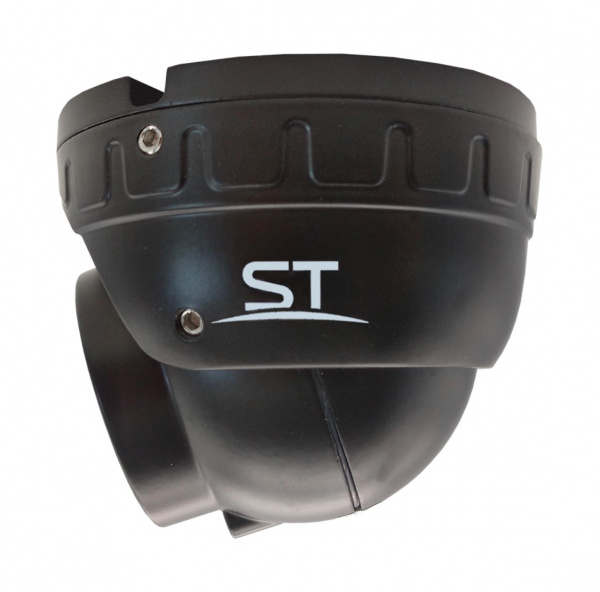 ST-S2501 POE ЧЕРНАЯ (2,8mm) 2Mp Уличная купольная IP-камера с ИК подсветкой до 25 м Фото