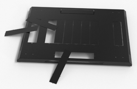 Hyperline TTB-2268-AS-RAL9004 Шкаф напольный 19-дюймовый, 22U, 1166x600х800 мм (ВхШхГ) Фото