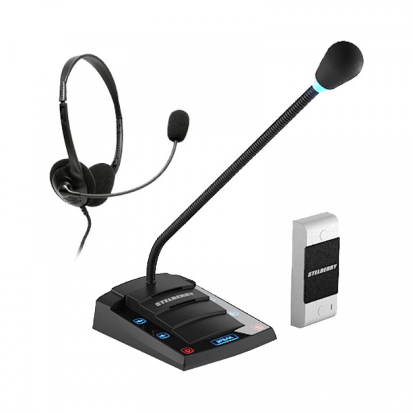 Stelberry S-412 Устройство переговорное клиент-кассир, дуплексное Фото Stelberry S-412 Устройство переговорное клиент-кассир, дуплексное Фото