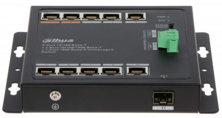 DH-PFS3111-8ET-96-F 11-портовый неуправляемый коммутатор с PoE Фото