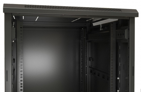 Hyperline TTB-4281-DD-RAL9004 Шкаф напольный 19-дюймовый, 42U, 2055x800х1000 мм (ВхШхГ) Фото