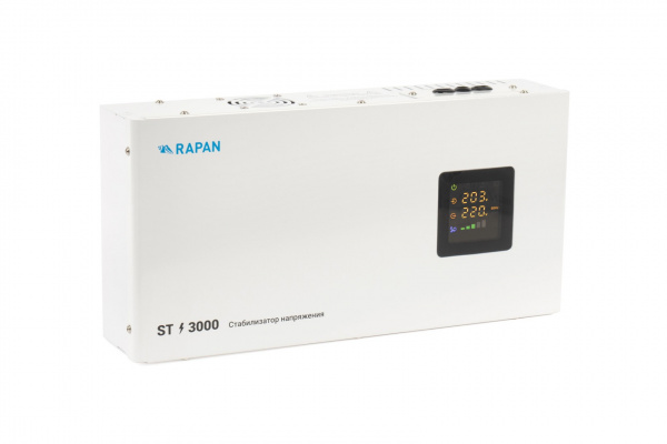 RAPAN ST-3000 стабилизатор сетевого напряжения, 3000ВА, Uвх. 100-260 В Фото RAPAN ST-3000 стабилизатор сетевого напряжения, 3000ВА, Uвх. 100-260 В Фото