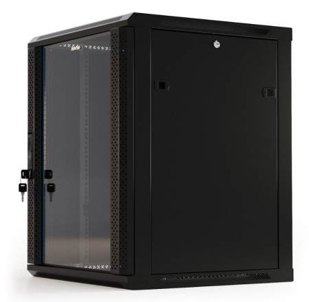 Hyperline TWB-0966-GP-RAL9004 Шкаф настенный 19-дюймовый (19