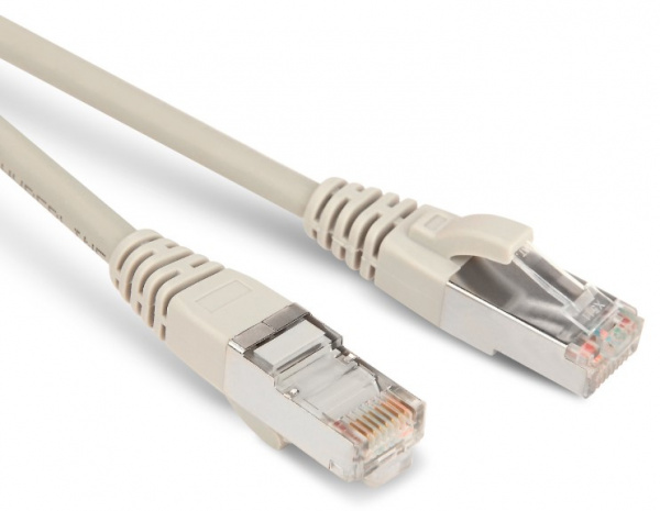 Hyperline PC-LPM-STP-RJ45-RJ45-C5e-1M-LSZH-GY Патч-корд F/UTP, экранированный, Cat.5e Фото