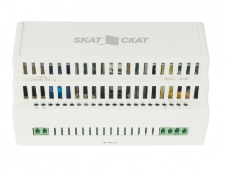 Источник бесперебойного питания SKAT-12-8.0 DIN (СКАТ ИБП-12/8-DIN) Фото Источник бесперебойного питания SKAT-12-8.0 DIN (СКАТ ИБП-12/8-DIN) Фото