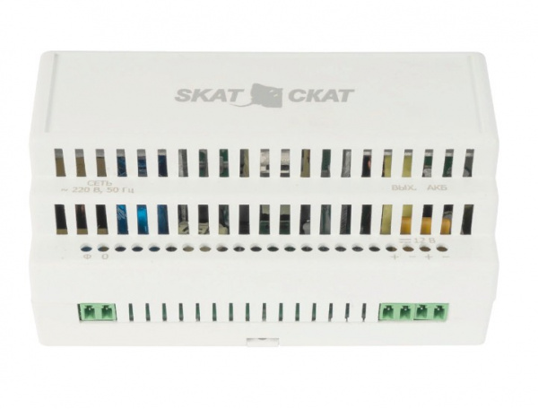Источник бесперебойного питания SKAT-12-8.0 DIN (СКАТ ИБП-12/8-DIN) Фото Источник бесперебойного питания SKAT-12-8.0 DIN (СКАТ ИБП-12/8-DIN) Фото