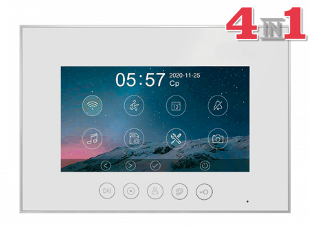 Marilyn HD s (white) Монитор цветного видеодомофона  Фото