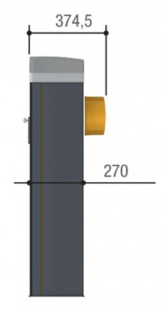 GPX40MGS - Тумба шлагбаума из оцинкованной и окрашенной стали с бесколлекторным двигателем Фото GPX40MGS - Тумба шлагбаума из оцинкованной и окрашенной стали с бесколлекторным двигателем Фото