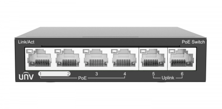 NSW2020-6T-POE-IN 6-портовый неуправляемый POE коммутатор Фото
