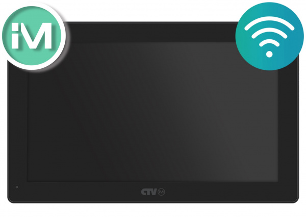CTV-iM Cloud 10 (черный) Монитор видеодомофона с Wi-Fi Фото CTV-iM Cloud 10 (черный) Монитор видеодомофона с Wi-Fi Фото