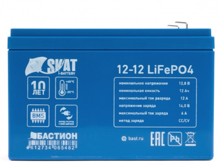 Skat i-Battery 12-12 LiFePo4 аккумуляторная батарея Фото