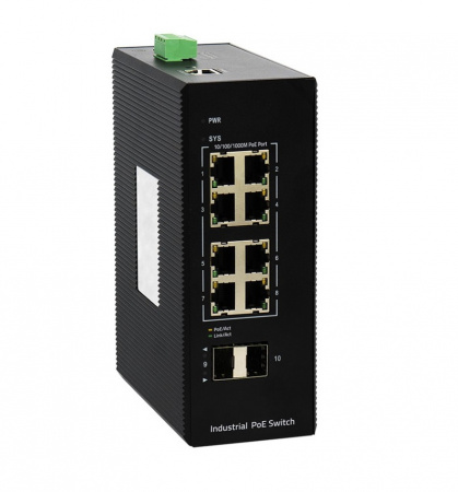 RVi-2NSIM08GP-2S Сетевой промышленный коммутатор с функциями управления L2+ Фото RVi-2NSIM08GP-2S Сетевой промышленный коммутатор с функциями управления L2+ Фото