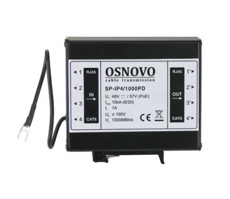 SP-IP4/1000PD Устройство грозозащиты для локальной вычислительной сети на 4 порта Фото