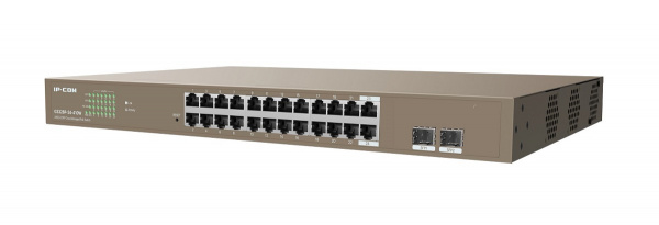 G3326P-24-410W PoE L2 коммутатор IP-COM c 24 портами PoE PoЕ 10/100/1000 Мбит/с, 2 SFP 100/1000 Мбит/с Фото