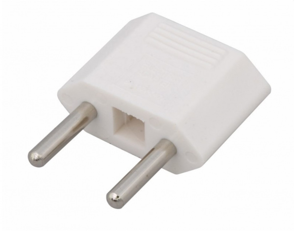 Сетевой переходник плоский «Тефаль» белый REXANT Фото