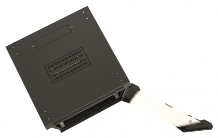 Hyperline TWB-FC-1566-GP-RAL9004 Шкаф настенный 19-дюймовый (19