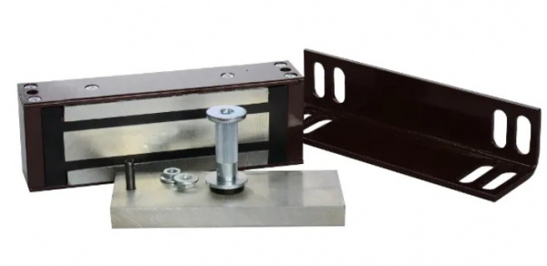 М1-200 с уголком (коричневый) Замок электромагнитный Фото