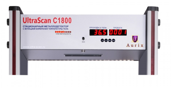Арочный металлодетектор UltraScan C1800 серия T с термодатчиком Фото Арочный металлодетектор UltraScan C1800 серия T с термодатчиком Фото