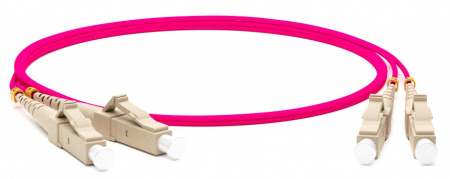 Hyperline FC-D2-504-LC/PR-LC/PR-H-2M-LSZH-MG Патч-корд волоконно-оптический (шнур) MM 50/125(OM4) Фото