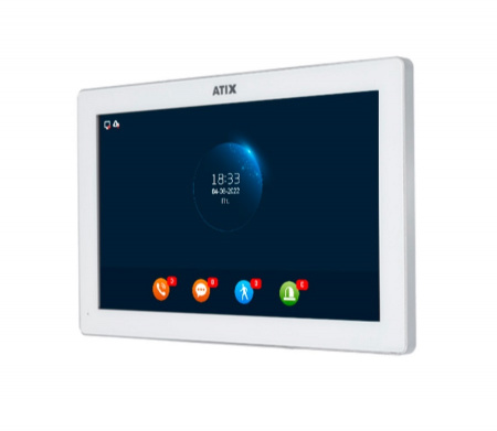 AT-I-M1011F/IW White Цветной WIFI домофон FHD с IPS экраном Фото