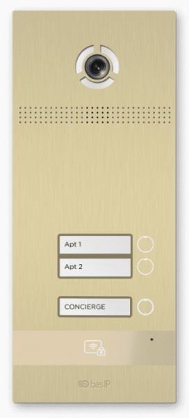 BI-02FB GOLD Вызывная панель на 2 абонента Фото BI-02FB GOLD Вызывная панель на 2 абонента Фото