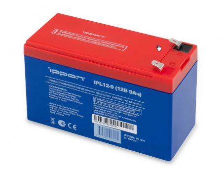 Ippon IPL12-9 (1361421) Аккумулятор Фото