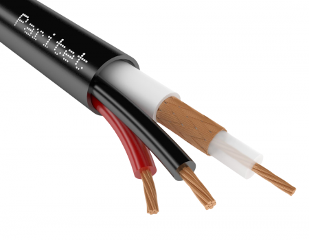 Кабель комбинированный (Паритет) КВК-П-2э 2х0,75 для систем видеонаблюдения Фото