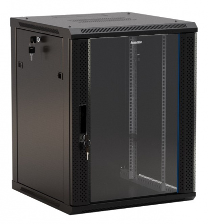 Hyperline TWB-0966-GP-RAL9004 Шкаф настенный 19-дюймовый (19