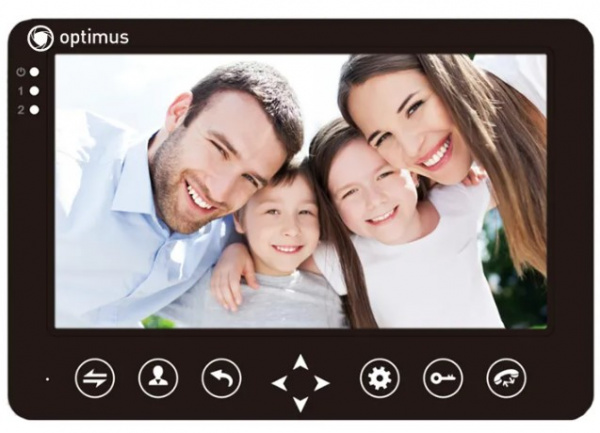 Видеодомофон Optimus VM-7.1 (черный) Фото