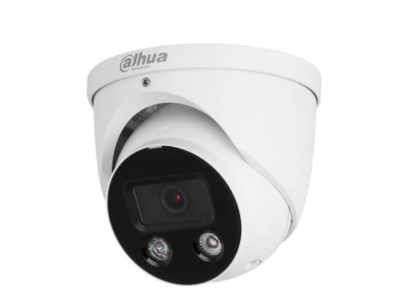 DH-IPC-HDW3849HP-AS-PV-0360B-S5 Уличная купольная IP-видеокамера Full-color с ИИ и активным сдерживанием 8Мп (3.6мм) Фото