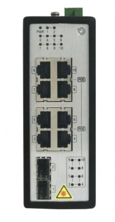 DS-3T0510P 8-портовый гигабитный неуправляемый промышленный коммутатор POE Фото