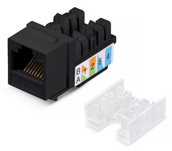 WR-KJ-RJ45-C5E-90-SW-BK Вставка Keystone Jack RJ-45, 90 градусов, категория 5e, неэкранирован Фото WR-KJ-RJ45-C5E-90-SW-BK Вставка Keystone Jack RJ-45, 90 градусов, категория 5e, неэкранирован Фото
