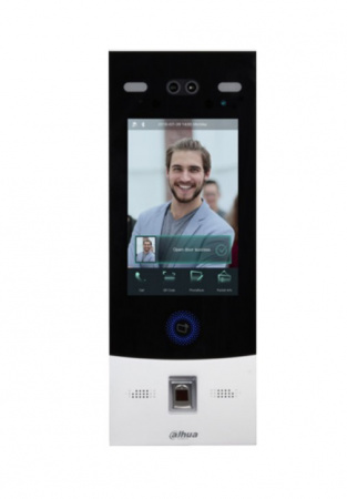 DHI-VTO7541G-S3 Вызывная панель c распознаванием лиц и отпечатков пальцев Фото