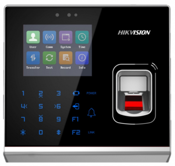 DS-K1T201AMF Терминал доступа со считывателями Mifare карт и отпечатков пальцев Фото