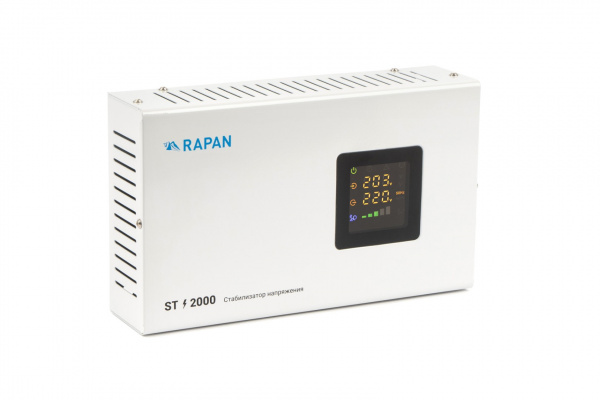RAPAN ST-2000 стабилизатор сетевого напряжения, 2000ВА, Uвх. 100-260 В Фото RAPAN ST-2000 стабилизатор сетевого напряжения, 2000ВА, Uвх. 100-260 В Фото